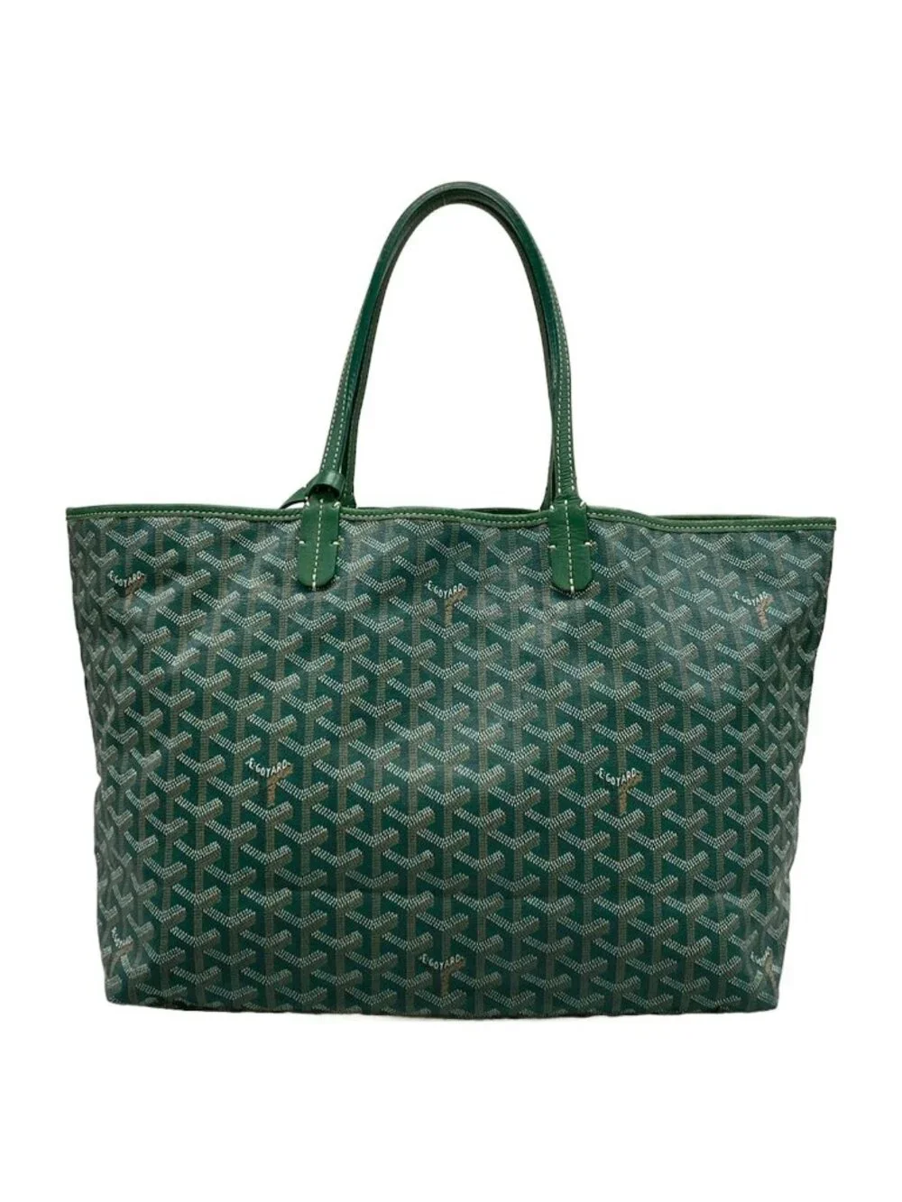 Goyard Tote Saint Louis PM Green Leather